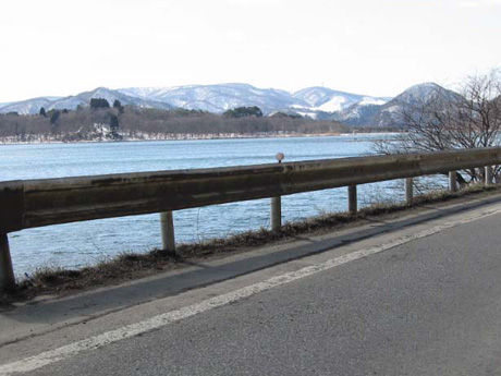 国道49 号 福島県耶麻郡猪苗代町（猪苗代湖周辺）
